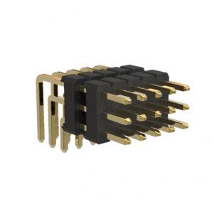 2.0mm Pitch Male Pin Header Connector 3 ස්ථරය / ද්විත්ව පරිවාරක ප්ලාස්ටික් වර්ගය KLS1-218BF